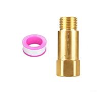 Válvula de protección contra congelación de invierno para grifo al aire libre, válvula anticongelante de aleación de aluminio y latón de 1/2 pulgada para manguera de jardín y espigas, activación