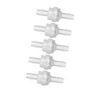 Válvula De Prueba De Plástico No Venganza Una Válvula De Una Vía Para Tratamiento De Aguas - Capacidad De Alta Presión, Resistente - Ideal para Tratamiento De Aguas, Purificación De Aire - 5pcs, (5