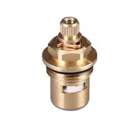Válvula de recambio para grifo con cartucho de vástago cerámico de latón, de cuarto de vuelta, G1/2", diámetro de estrías de 8,2 mm, 20 dientes, cartucho para grifo