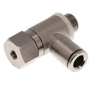 Válvula de retención accionada por piloto 6mm & G 1/8'' Codo macho Latón 0.5-10bar (7-145psi)