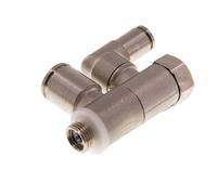 Válvula de retención accionada por piloto 8mm y codo macho G1/8'' Latón 0.5-10bar (7-145psi)