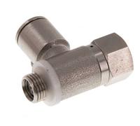 Válvula de retención accionada por piloto 8mm y G 1/8'' Codo Macho Latón 0.5-10bar (7-145psi)