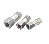 Válvula de retención antirretorno combustible unidireccional SS304 con tubo hembra BSP 1/8'', 1/4'', 3/8'', 1/2'', 3/4'' y 1''(1/2")