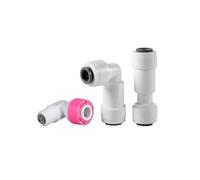 Válvula de retención antirretorno de agua de ósmosis inversa unidireccional, codo recto de 14'' a 38'', conector rápido, accesorio for manguera, piezas de filtro de agua(Elbow)