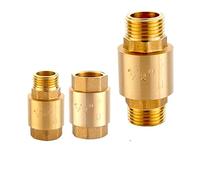Válvula de retención con resorte elevación vertical latón rosca hembra BSP 1/2", 3/4" y 1" for agua(3/4 Inch,Female to Male)