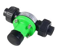 Válvula de retención contrapresión plástico UPVC/PVC/DN15/20/25 en línea, anticorrosión, resistente a ácidos y álcalis(DN20)