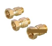 Válvula de retención de 1/2 pulg. y 3/4 pulg. Válvula de retención vertical de latón Válvula de retención horizontal Válvula de retención de resorte(FB-5-2,3PCS_BRASS)