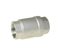 Válvula de retención de acero inoxidable 304 (304) Resorte en línea de elevación vertical(1/2")