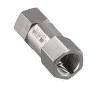 Válvula de retención de acero inoxidable 304 para válvula de retención Npt para prevención de reflujo Válvula de retención para combustible, aire, aceite, gasoductos 60 para temperatura de trabajo de