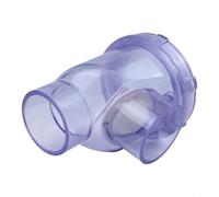 Válvula de retención de aguas residuales de PVC de 50 mm sin retorno para tubería de drenaje, prevención antirreflujo para sistemas DWV domésticos e industriales horizontal vertical (B)