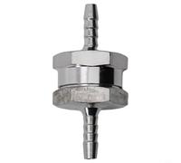 Válvula de retención de aleación de aluminio de 4 mm, 6 mm, 8 mm, 10 mm, 12 mm, para sistema de combustible de carburador, compatible con motocicletas, barcos y helicópteros, presión de trabajo de 0,2