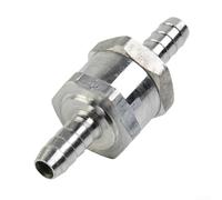 Válvula de retención de aluminio de una sola vía para sistemas de combustible compatible con aplicaciones de tubería de aire y agua de queroseno (8 mm)