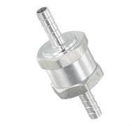 Válvula de retención de aluminio en línea para sistemas de combustible, funciona con líneas de aire, agua y aceite, incluyendo biocombustible y parafina, 6 mm, 8 mm de diámetro (6 mm)
