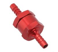 Válvula de retención de combustible de 6 a 12 mm para líneas de combustible de agua y gasolina, válvula de combustible unidireccional de aleación de aluminio para carburador de baja presión (A)