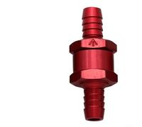 Válvula de retención de combustible de 6 a 12 mm para líneas de combustible de agua y gasolina, válvula de combustible unidireccional de aleación de aluminio para carburador de baja presión (C)