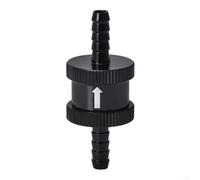 Válvula de retención de combustible de aleación de aluminio que evita el retorno de combustible en aplicaciones de motor diésel de gasolina, montaje en tubería automotriz (6 mm)