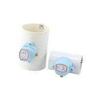Válvula de retención de compuerta eléctrica ABS de 75/110/160 mm, válvula de control de volumen de conducto de aire de plástico PVC for tubería de ventilación de 220 V.(75mmm)