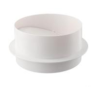 Válvula de retención de conducto de aire amortiguador de retorno para ventilador extractor de baño, cocina, plástico ABS para detener el olor y revertir el flujo de aire (110 mm)