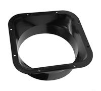 Válvula de retención de conector de conducto de brida cuadrada de plástico ABS para campana extractora de cocina y manguera de ventilación de ventilador extractor de baño, 100 mm a 300 mm de diámetro