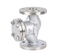 Válvula de retención de elevación de acero inoxidable 304 de 1/2 pulgada, conexión de brida horizontal, válvula de retención unidireccional, 1 unidad