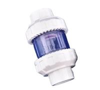 Válvula de retención de elevación UPVC ID 25/32mm, aleta antirretorno, adaptador unidireccional for irrigación de jardín, conector de tubo de PVC for acuario, 1 ud.(White 32mm)