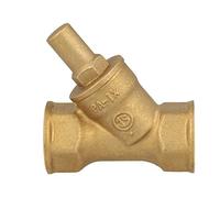 Válvula de retención de latón asiento inclinado 1/2"