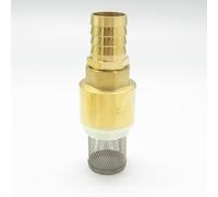 Válvula de retención de latón con conexión para manguera de 10 mm, 12 mm, 14 mm, 16 mm, 19 mm, 25 mm y 32 mm de diámetro exterior, con filtro, válvula