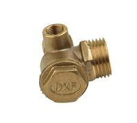 Válvula de retención de latón de repuesto de 3 puertos 40400 roscada para compresores de aire que proporcionan flujo de aire constante y estabilidad de presión