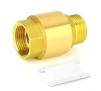Válvula de retención de latón para prevención de reflujo, para sistemas de combustible, aire y aceite, presión máxima de 1 5 MPA (3/4 pulgadas)