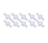 Válvula de Retención de Lengüeta de Plástico PP de 10 Piezas, Válvula de Parada de Agua de una Vía de Diafragma Resistente Al Ozono, para Tanque de Peces, Alimentos Y Bebidas(7.9mm translucent)