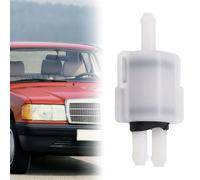 Válvula de retención de plástico blanco para el sistema de lavado del parabrisas de para Mercedes W124/W201 (1986-1993) 0008601062 A0008601062 Accesorios de recambio