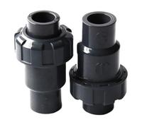 Válvula de retención de PVC, adaptador de tanque de peces for acuario, juntas de tuberías de agua for riego de jardín, 15mm ~ 110mm, 1 Uds.(32mm(DN25))