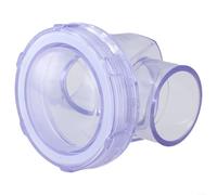 Válvula de retención de PVC de 50 mm para prevención de reflujo para drenaje de aguas residuales, válvula de agua antirretorno para sistemas DWV domésticos e industriales, horizontal vertical (A)