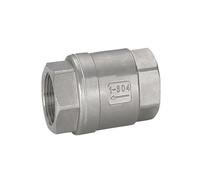 Válvula de retención de resorte en línea, válvula de retención de resorte hembra, válvula de retención antirretorno, válvula unidireccional, válvula de 2 piezas DN6/DN10/DN15/DN20/DN25(B,DN25)