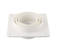 Válvula de retención de tubería para interiores con sello de silicona, material ABS, anillo adhesivo antiaceite y cierre antimosca para sistemas de salida de agua y válvula de aire (80-100-120 mm)