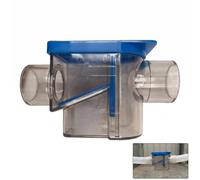 Válvula de retención de tubo de drenaje de aire acondicionado, válvula de retención de condensado antireflujo, a prueba de olores y ruido, para montaje en pared y gabinete compatible con CA (D)