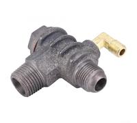 Válvula de retención del hilo masculino de 3 puertos del arrabio para el tipo de los compresores de aire del pistón que apoyan la operación a baja temperatura y la dirección confiable del flujo de