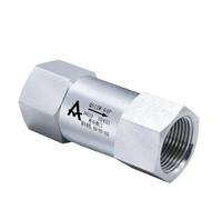 Válvula de retención dividida de acero inoxidable, con rosca interna y cero fugas, con cable interior y sello suave de 4 puntos, DN15, 1 unidad(11)