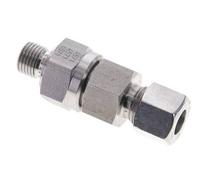 Válvula de retención hidráulica Anillo de corte 10L (M16x1,5) y G1/4'' Macho Acero inoxidable 0,2-250bar (3-3625)psi Rosca de tubo ISO 8434-1