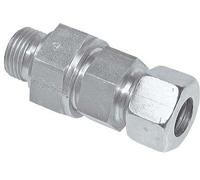 Válvula de retención hidráulica Anillo de corte 42L (M52x2) y G1-1/2'' Macho Acero inoxidable 1-100bar (15-1450)psi Tubo-Rosca ISO 8434-1