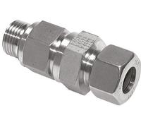 Válvula de retención hidráulica Anillo de corte 8L (M14x1,5) y G1/4'' Acero inoxidable macho 1-250bar (15-3625)psi Tubo de rosca ISO 8434-1