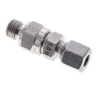 Válvula de retención hidráulica Anillo de corte 8L (M14x1,5) y G1/4'' Macho Acero inoxidable 1-250bar (15-3625)psi Tubo-Rosca ISO 8434-1