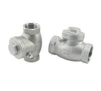 Válvula de retención horizontal de acero inoxidable 304 de 1/2" a 1-1/4" DN15 a DN32(1-1/4")