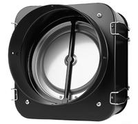 Válvula de retención ignífuga de acero al carbono para sistemas de conductos de campana extractora diseñada para adaptarse a diámetros de tubería de 170 mm y 180 mm con umbral de seguridad de 150 C