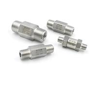 Válvula de retención macho de 1/8", 1/4", 3/8", 1/2" y 3/4", antirretorno, unidireccional, acero inoxidable 304, 1 unidad(1/4")