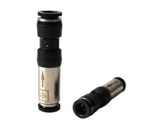 Válvula de retención neumática unidireccional SPU-4, 6, 8, 10 y 12 mm, codo SPV, conector de válvula de retención de inserción rápida for tubería de gas, 10 unidades(SPU,6MM(10ocs))