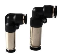 Válvula de retención neumática unidireccional SPU-4, 6, 8, 10 y 12 mm, codo SPV, conector de válvula de retención de inserción rápida for tubería de gas, 10 unidades(SPV,6MM(10ocs))