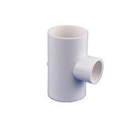 Válvula de retención oscilante de PVC para agua, Conector en T reductor de PVC de 3 vías for riego y acuarios, multicolor, diámetro interior de 20-50 mm(White,50x20mm)