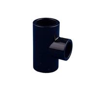 Válvula de retención oscilante de PVC para agua, Conector en T reductor de PVC de 3 vías for riego y acuarios, multicolor, diámetro interior de 20-50 mm(Black,32x20mm)