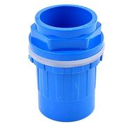 Válvula de retención oscilante de PVC para agua, Conectores de tubería de PVC azul, diámetro interior 20-50 mm(Inner Dia 25Mm)